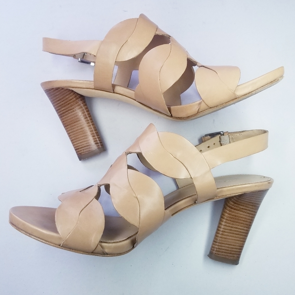 🌸Via Spiga | Nude Leather‎ Strap Sandals 7